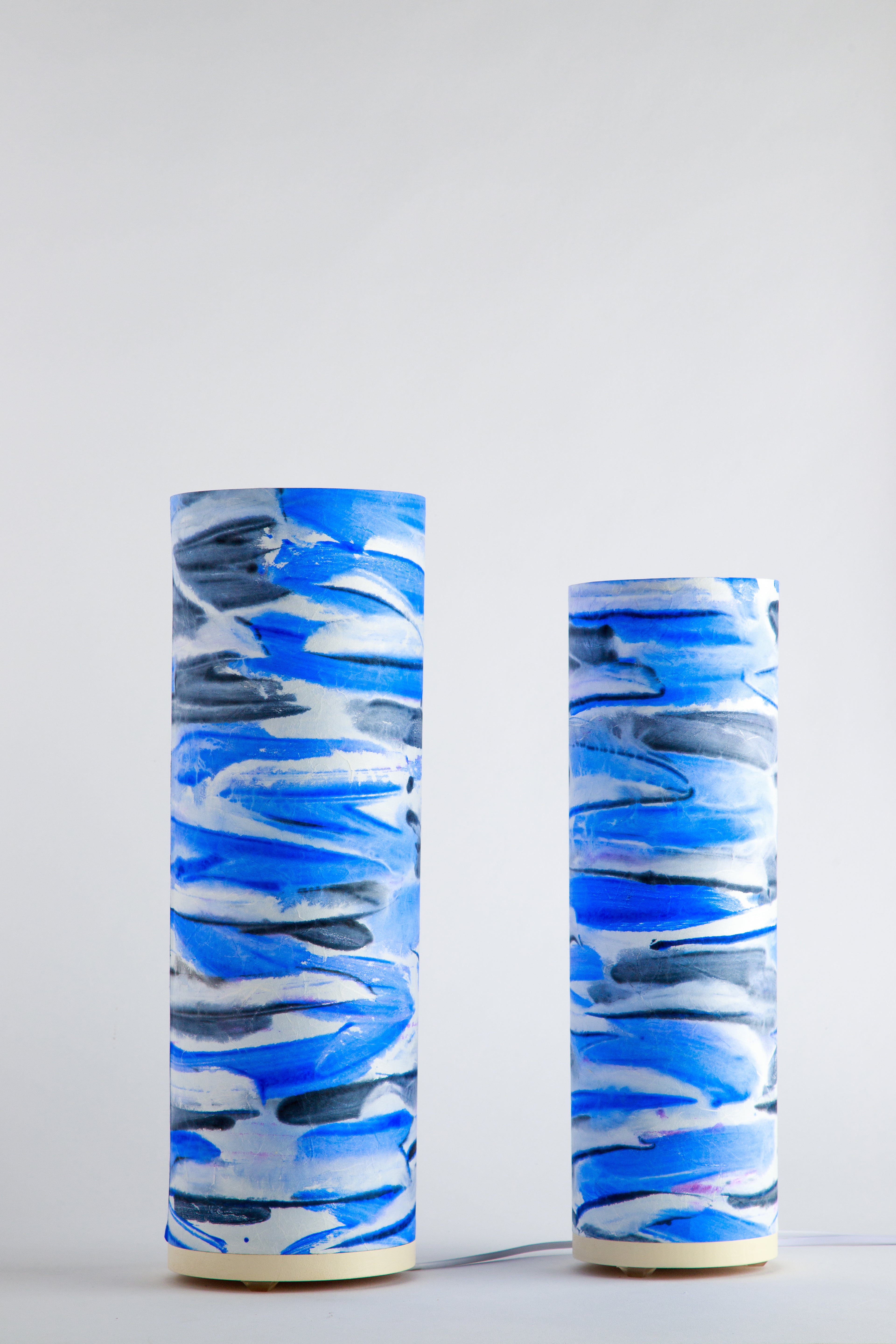 Ambient Flow - Blue & Black Studio Table Lamp