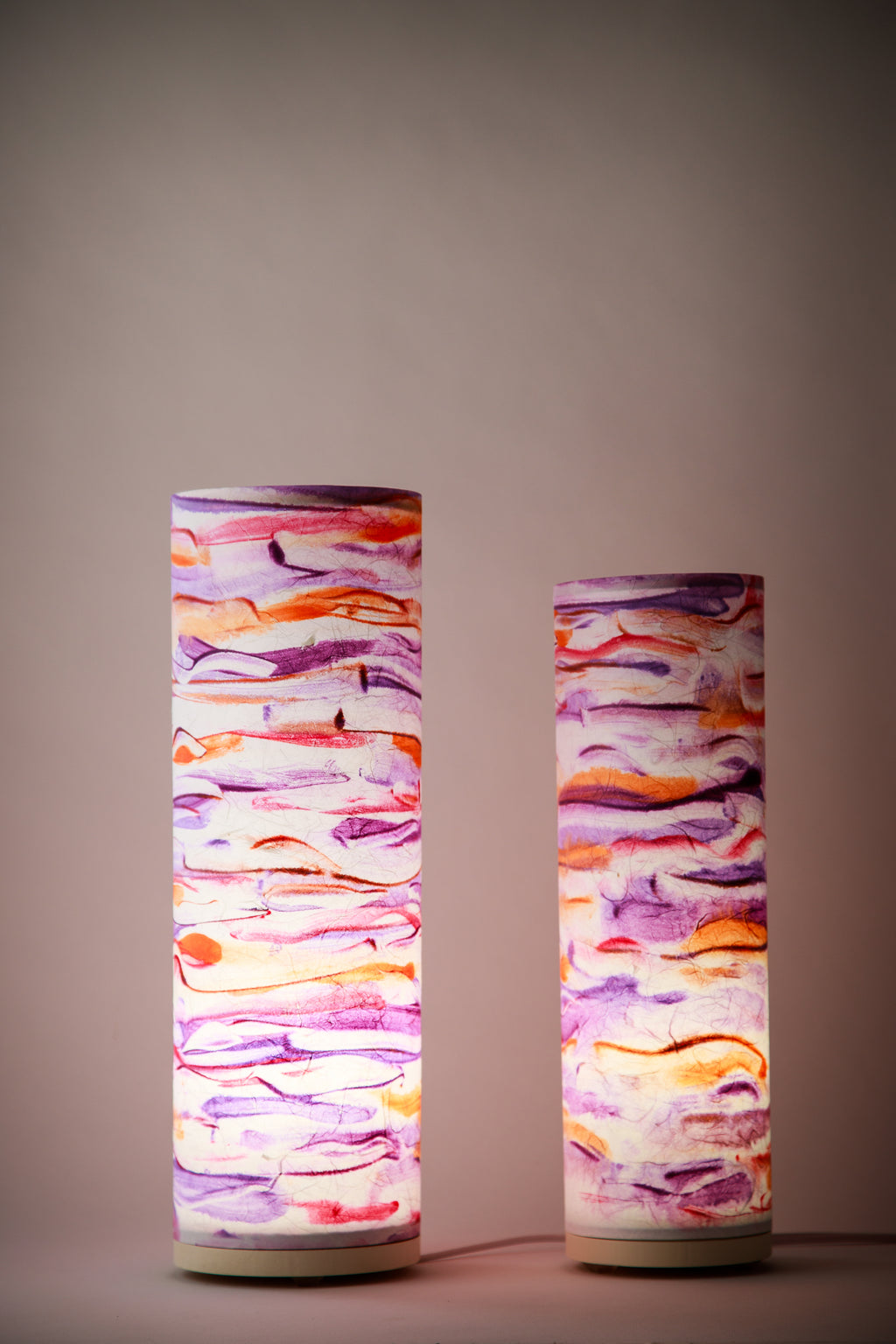 Ambient Flow - Purple & Orange Studio Table Lamp