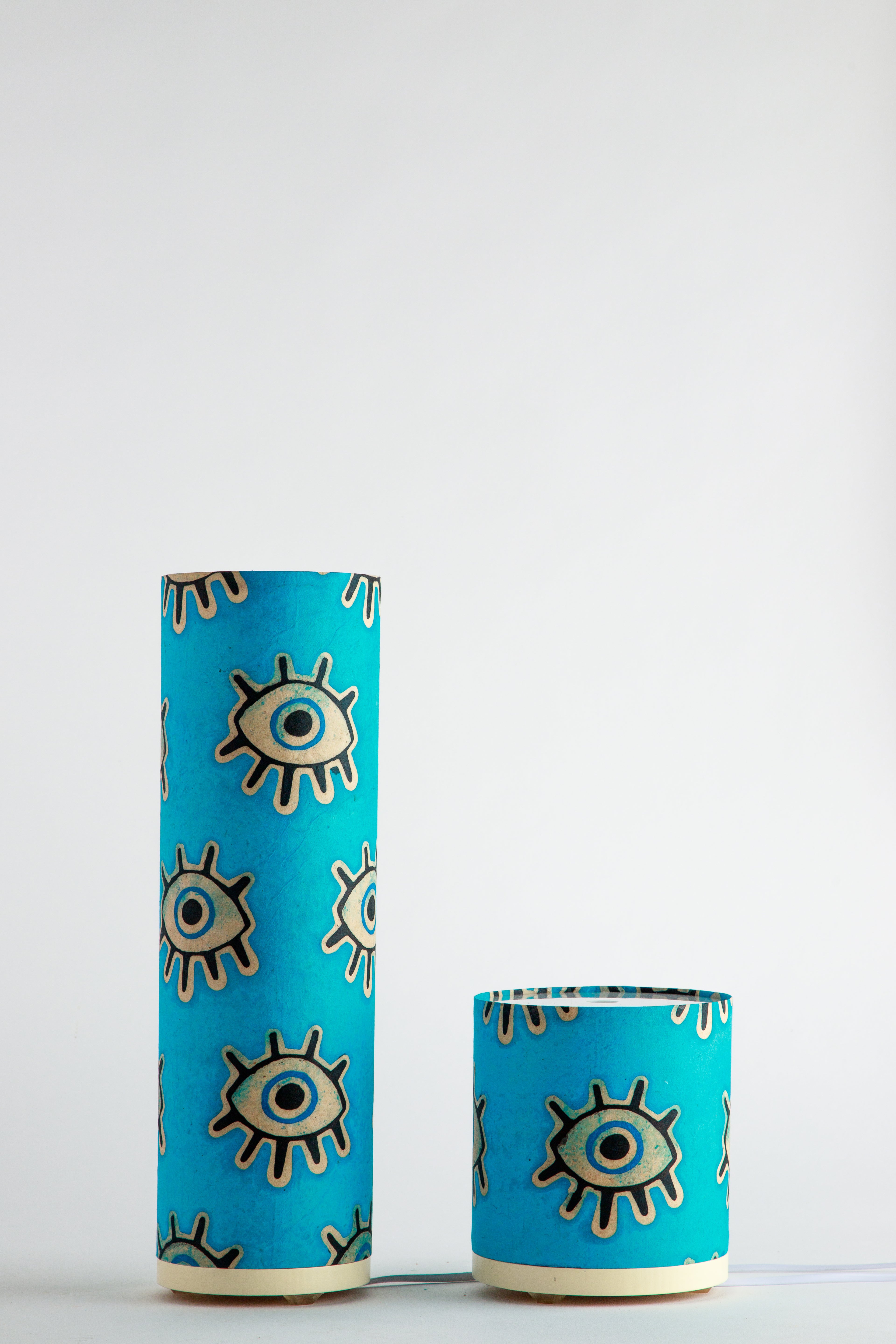 Global Motif Series - Azure Guardian Lamp