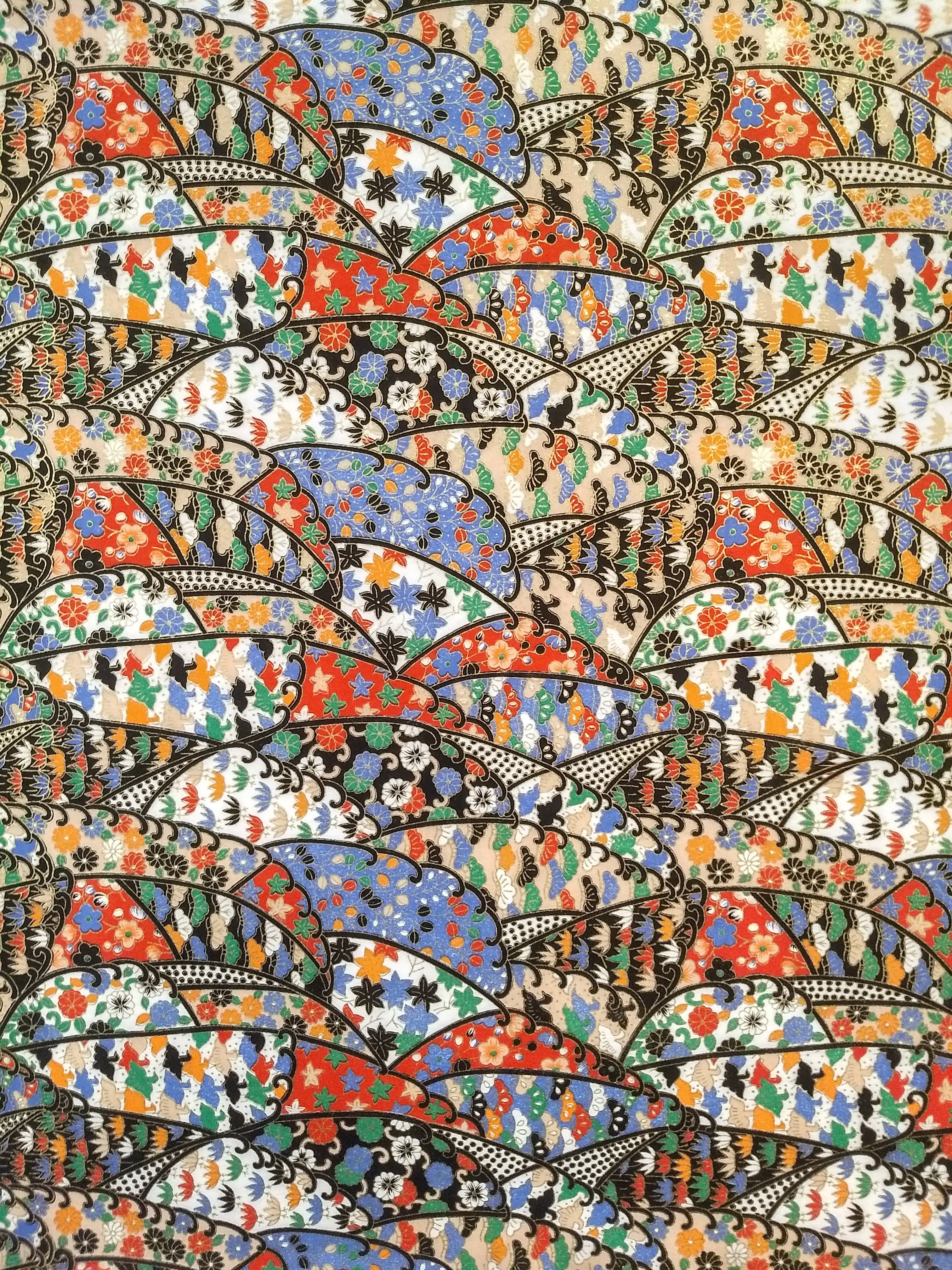 Global Motif Series - Colorful traditional Japanese Festival Lamp