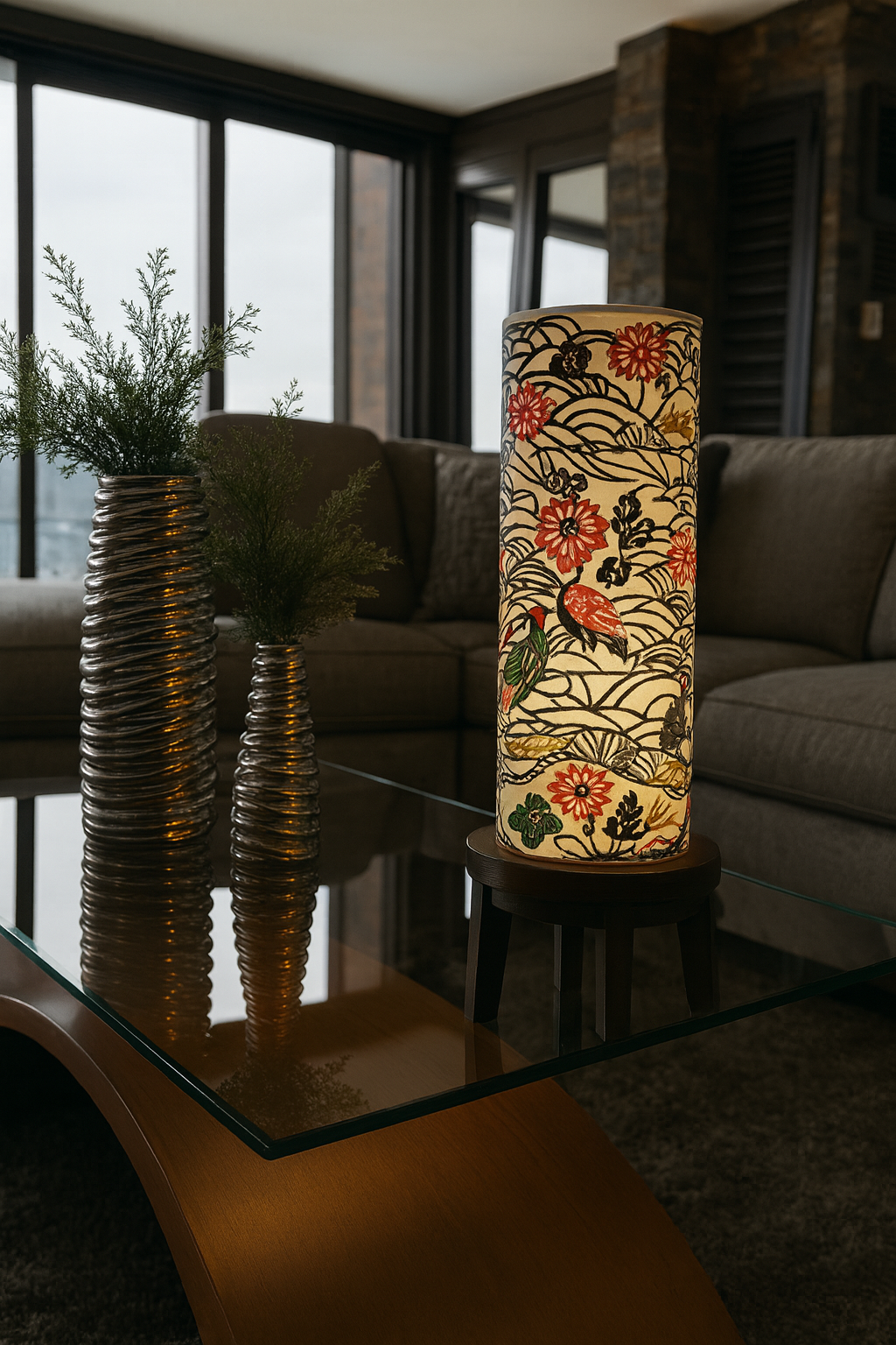 Global Motif Series - Golden Elephant / Crimson Koi / Edo Garden Lamps
