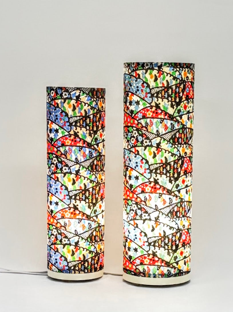 Global Motifs - Colorful traditional Japanese Festival Lamp