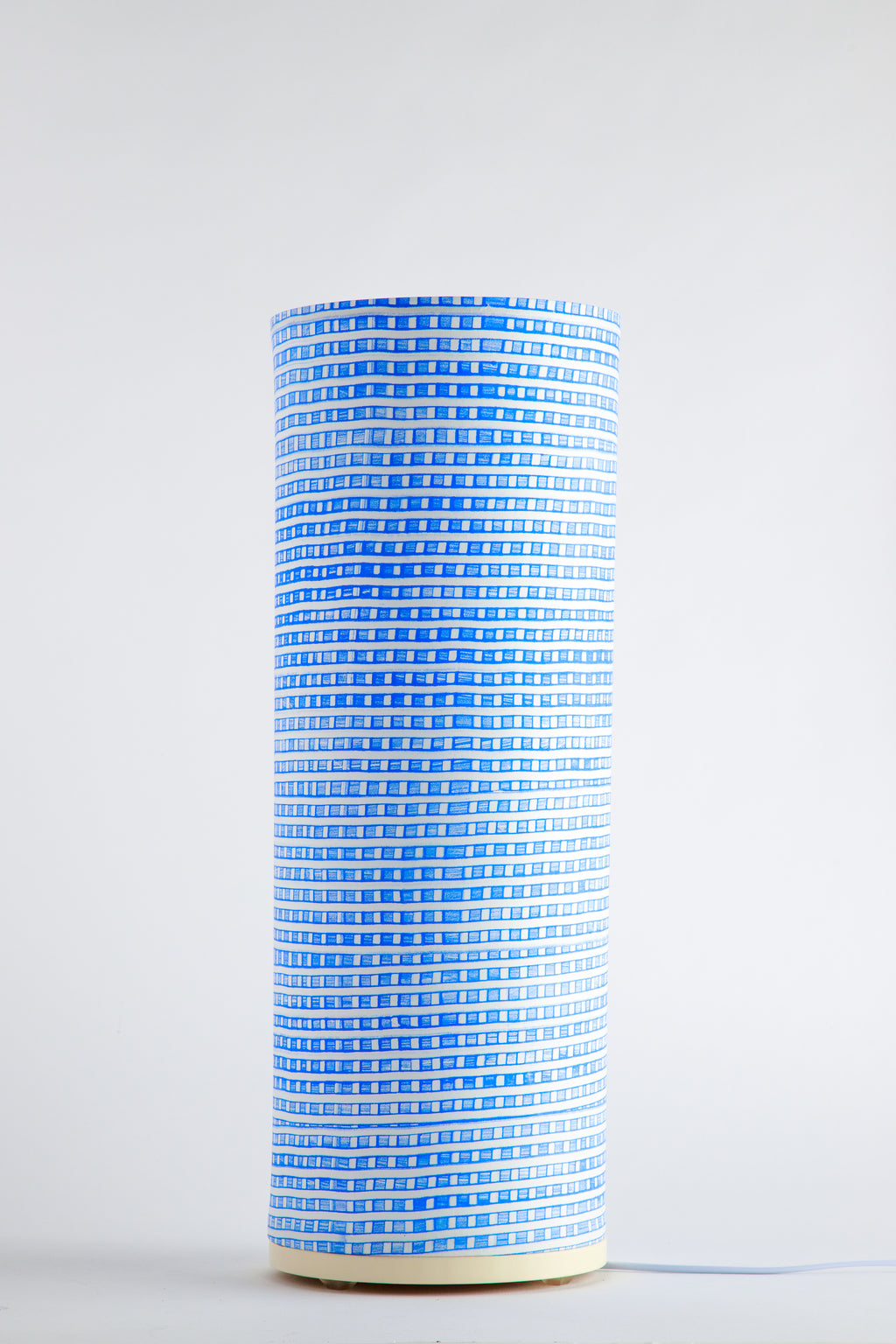 Strata - Blue Lattice Studio Table Lamp