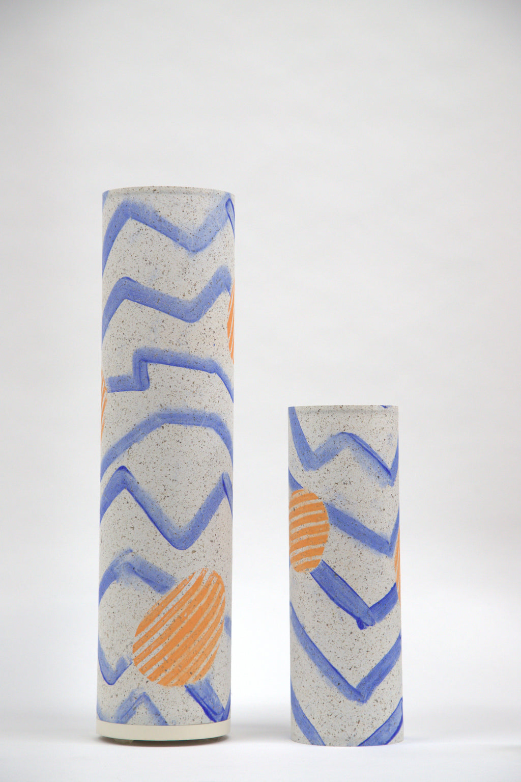 Zig Zag – Cobalt & Terracotta Studio Table Lamp
